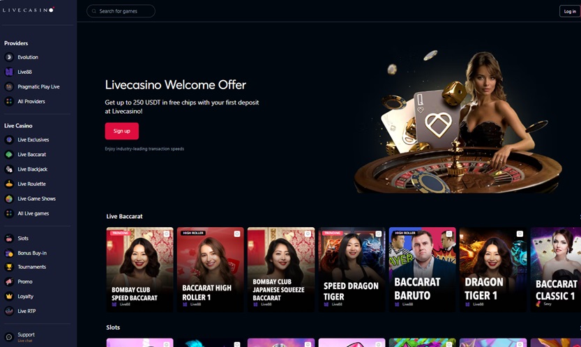 Livecasino.io Casino