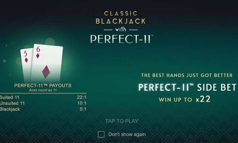 Classic Blackjack with Perfect-11