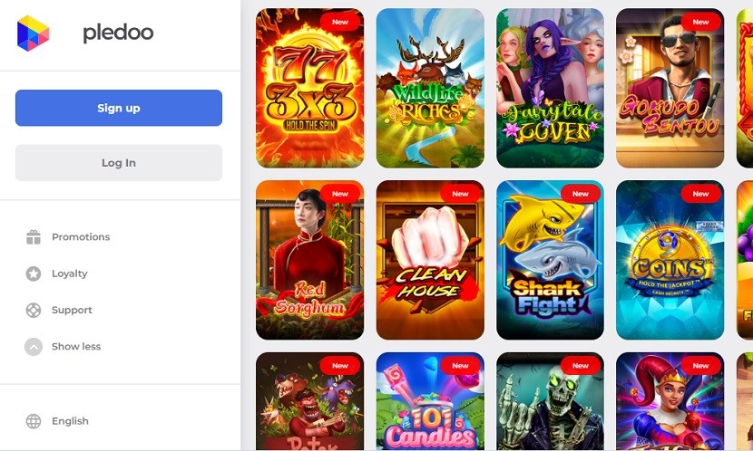 Pledoo Casino Games